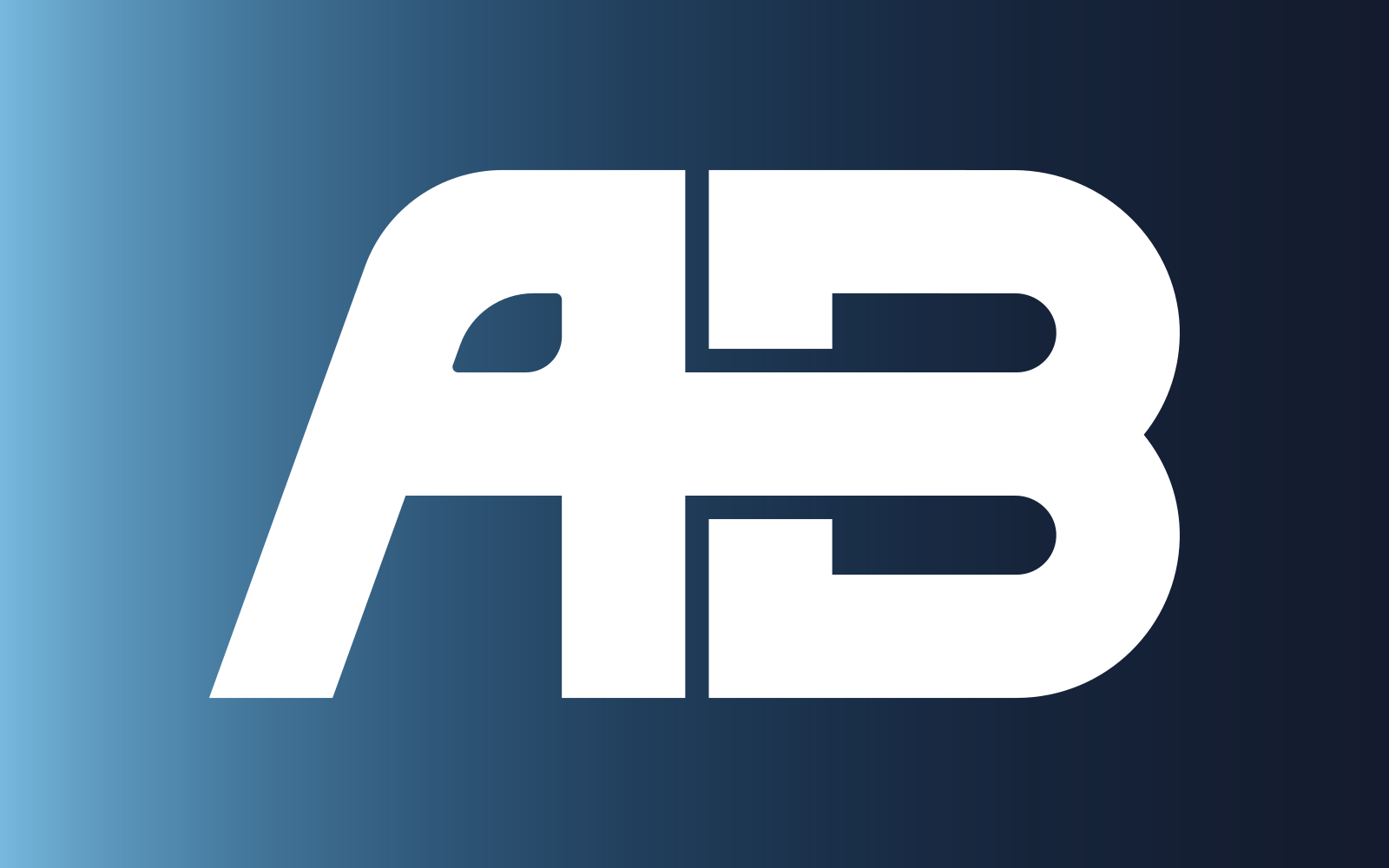 Abaqondisi Traders AB monogram in white on a blue gradient